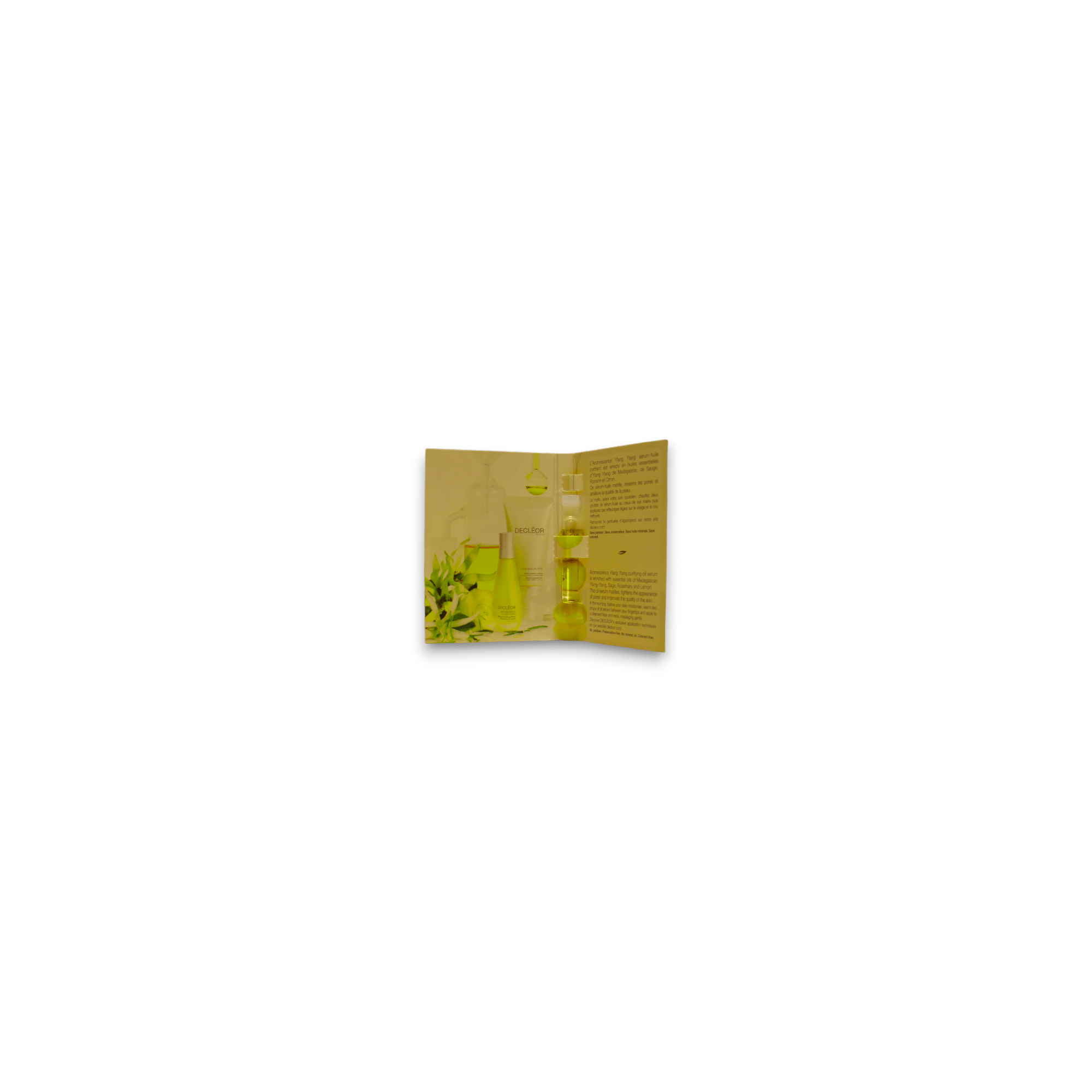 Decleor, Aromessence - Ylang-Ylang, Senza parabeni, Purificazione, Giorno, Siero, Per il viso, 1 ml *Campione - Cosmova