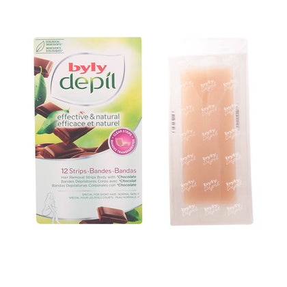 DEPIL benzi de ciocolata pentru corp 12 u