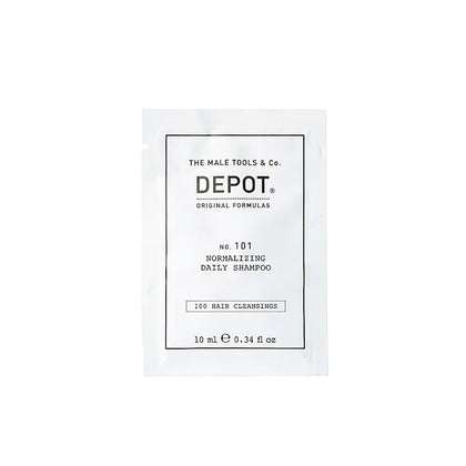 Depot, 100 Hair Cleansing No. 101, Complesso botanico, Shampoo per capelli, Normalizzazione, 10 ml