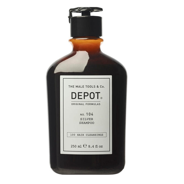 Depot, 100 Hair Cleansing No. 104, Complesso botanico, Shampoo per capelli, Per la neutralizzazione dei toni gialli, 250 ml