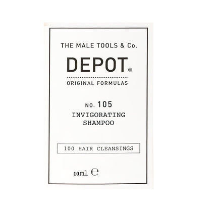 Depot, 100 Hair Cleansing No. 105, Complesso multivitaminico, Shampoo per capelli, Anticaduta, 10 ml