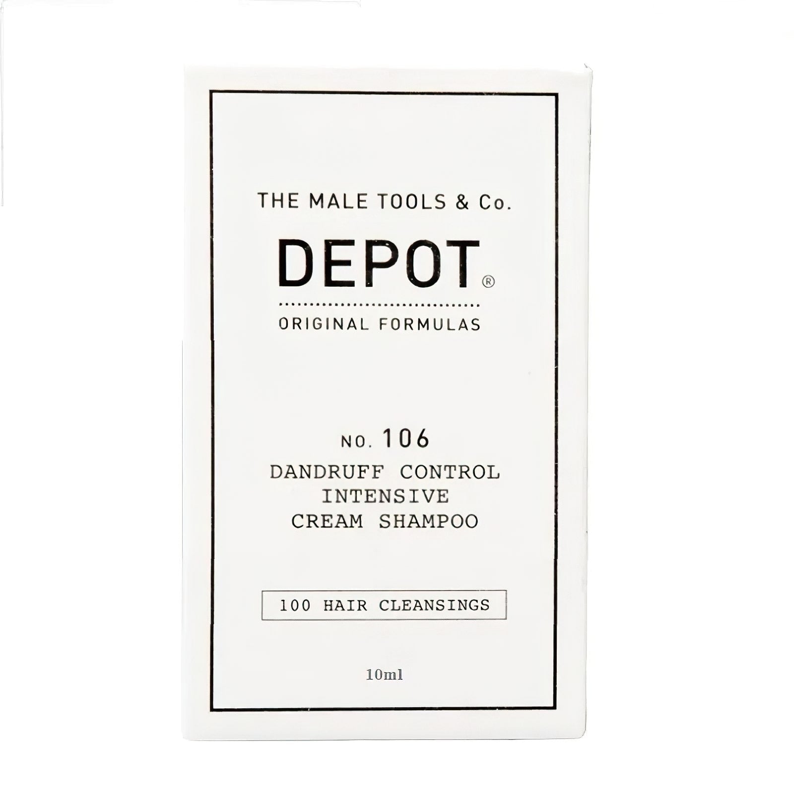 Depot, 100 Hair Cleansing No. 106, Provitamina B5, Shampoo per capelli, Antiforfora, 10 ml - Cosmova