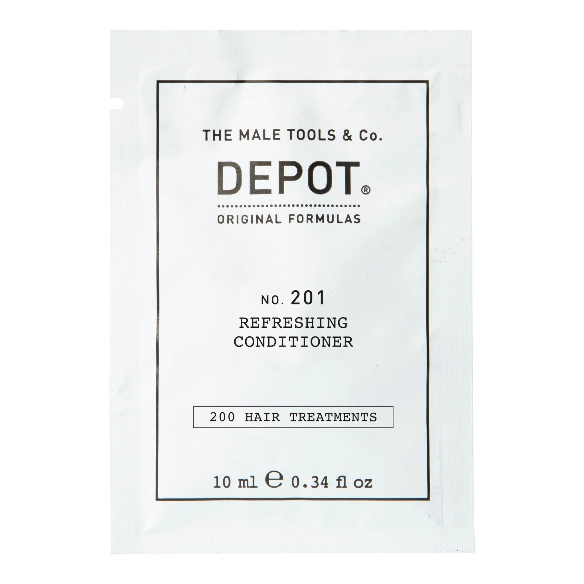 Depot, 200 Hair Treatments No. 201, Complesso botanico, Balsamo per capelli, Per la rivitalizzazione, 10 ml - Cosmova