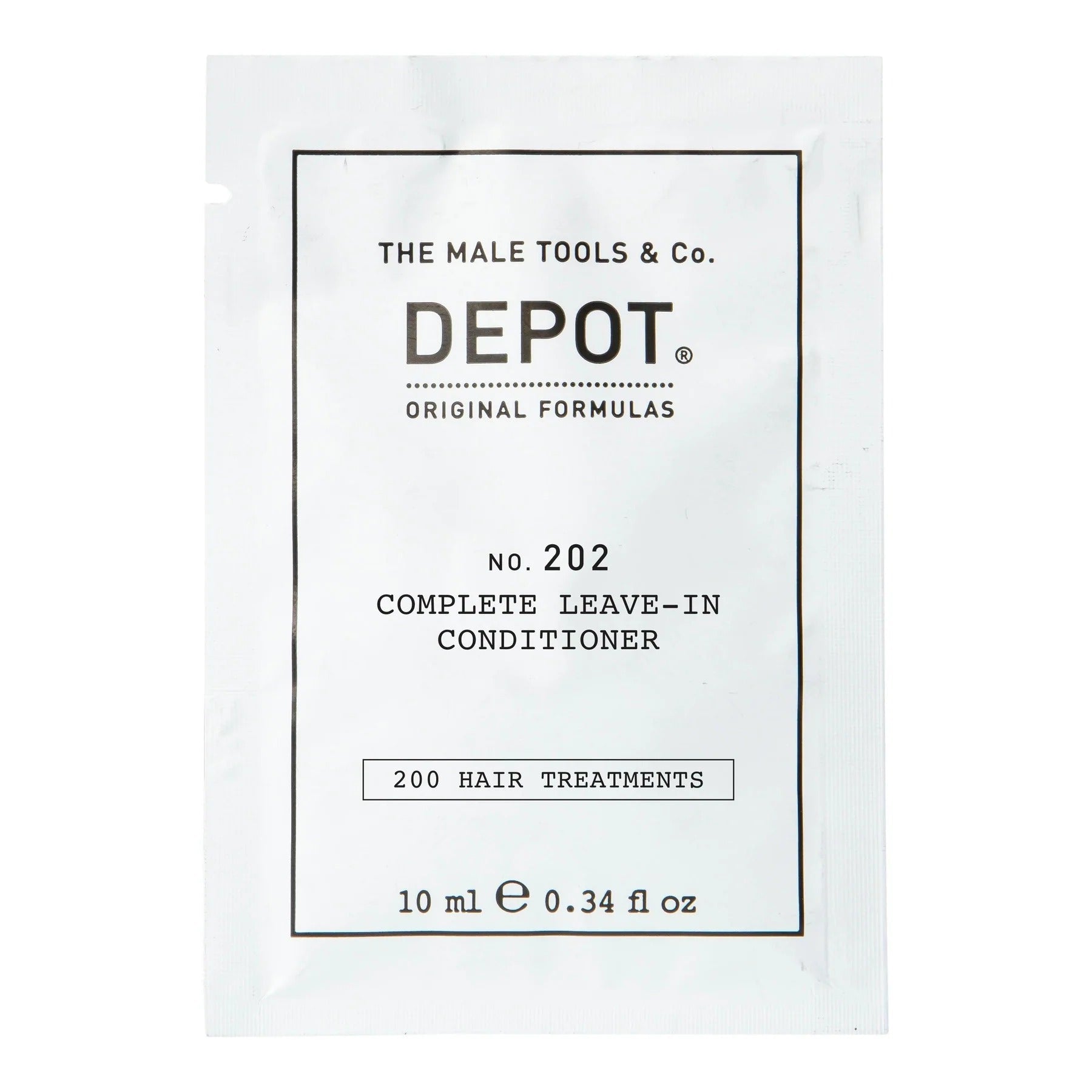Depot, 200 Hair Treatments No. 202, Complesso botanico, Balsamo senza risciacquo, Per l'idratazione, 10 ml - Cosmova