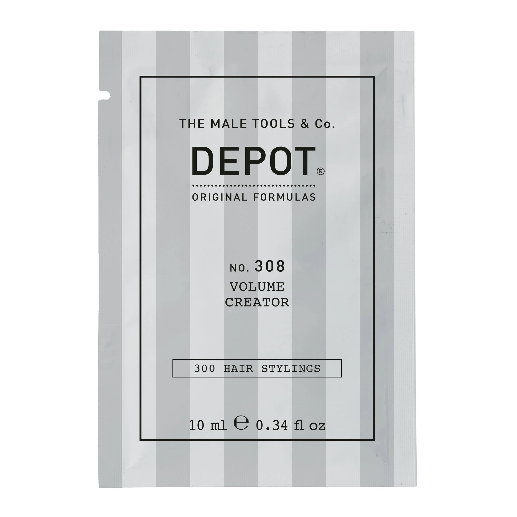 Depot, 300 Hair Stylings No. 308, Filtro UV, Gel per styling capelli, Per il volume, Tenuta media, 10 ml - Cosmova