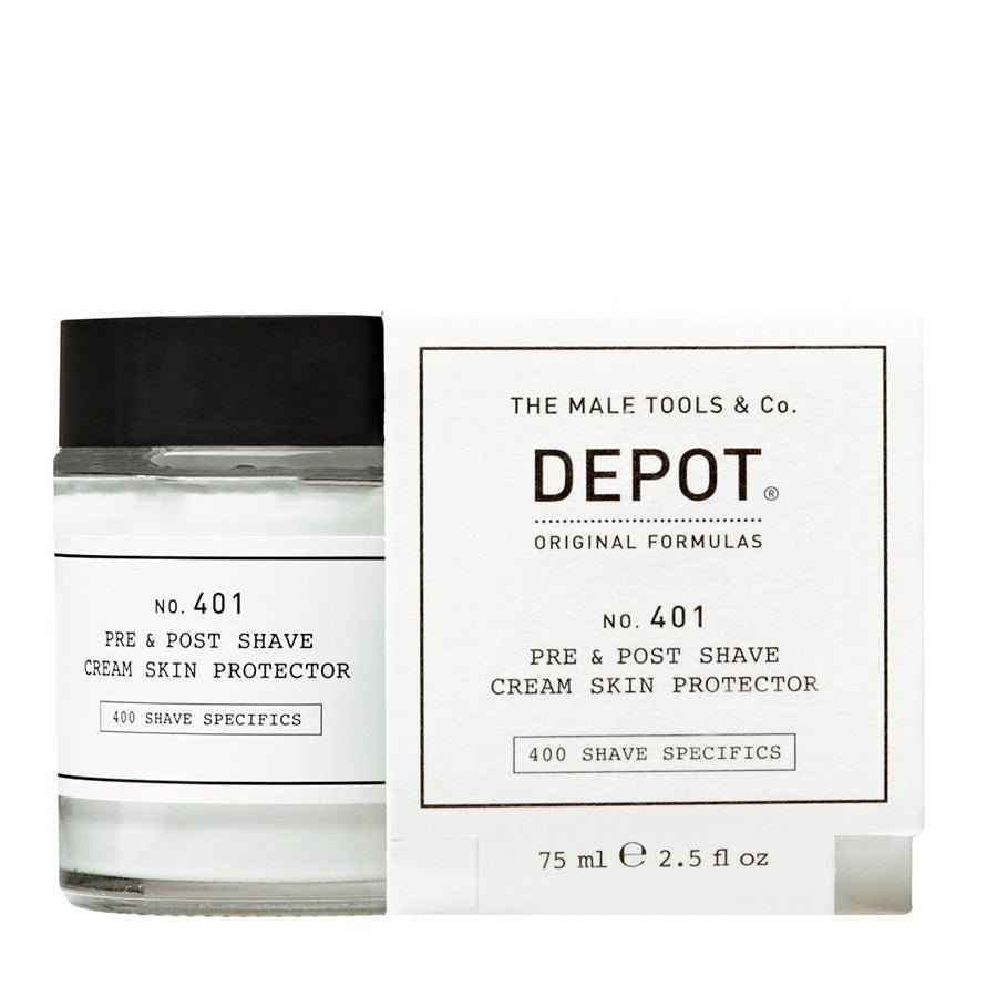 Depot, 400 Shave Specifics No. 401, Calmante, Crema da barba pre e post, 75 ml - Cosmova