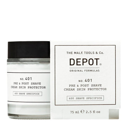 Depot, 400 Shave Specifics No. 401, Calmante, Crema da barba pre e post, 75 ml
