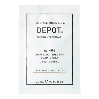 Depot, 400 Shave Specifics No. 404 , Allantoina, Calmante, Crema di sapone da barba, 10 ml
