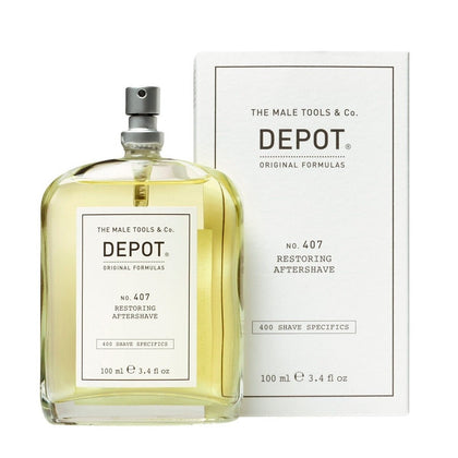 Depot, 400 Shave Specifics No. 407, Provitamina B5, Ripristino e rinfresco, Lozione dopobarba, 100 ml