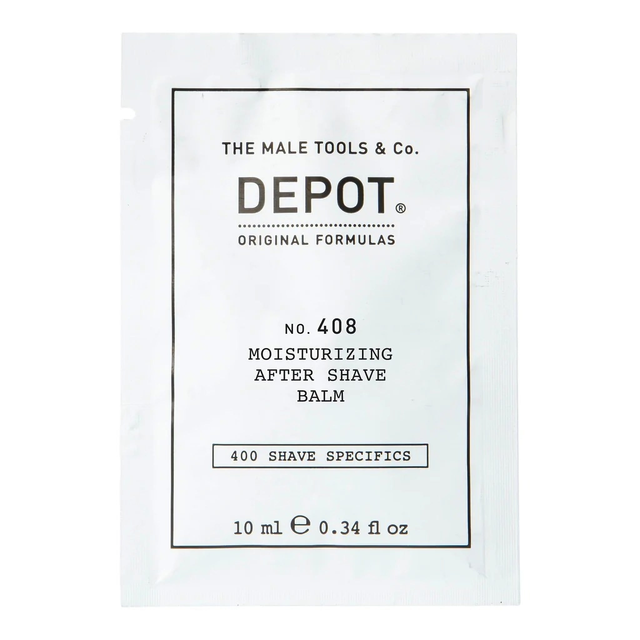 Depot, 400 Shave Specifics No. 408, Colonia Classica, Idratante, Balsamo dopobarba, 10 ml - Cosmova