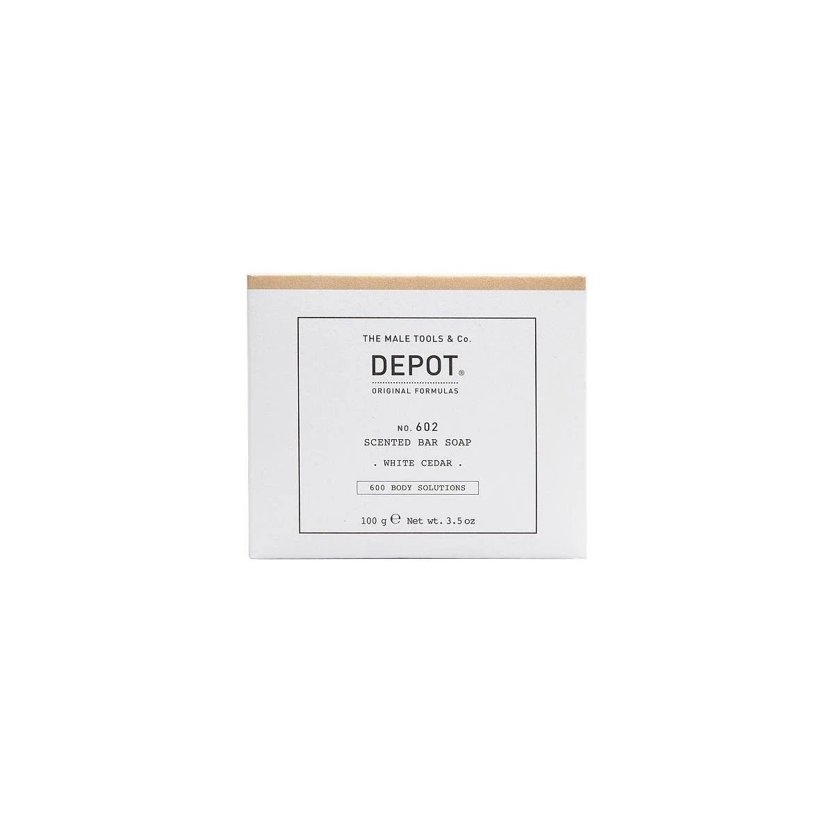 Depot, 600 Body Solutions No. 602, Complesso botanico, Pulizia, Cedro bianco, Saponetta profumata, 100 g - Cosmova