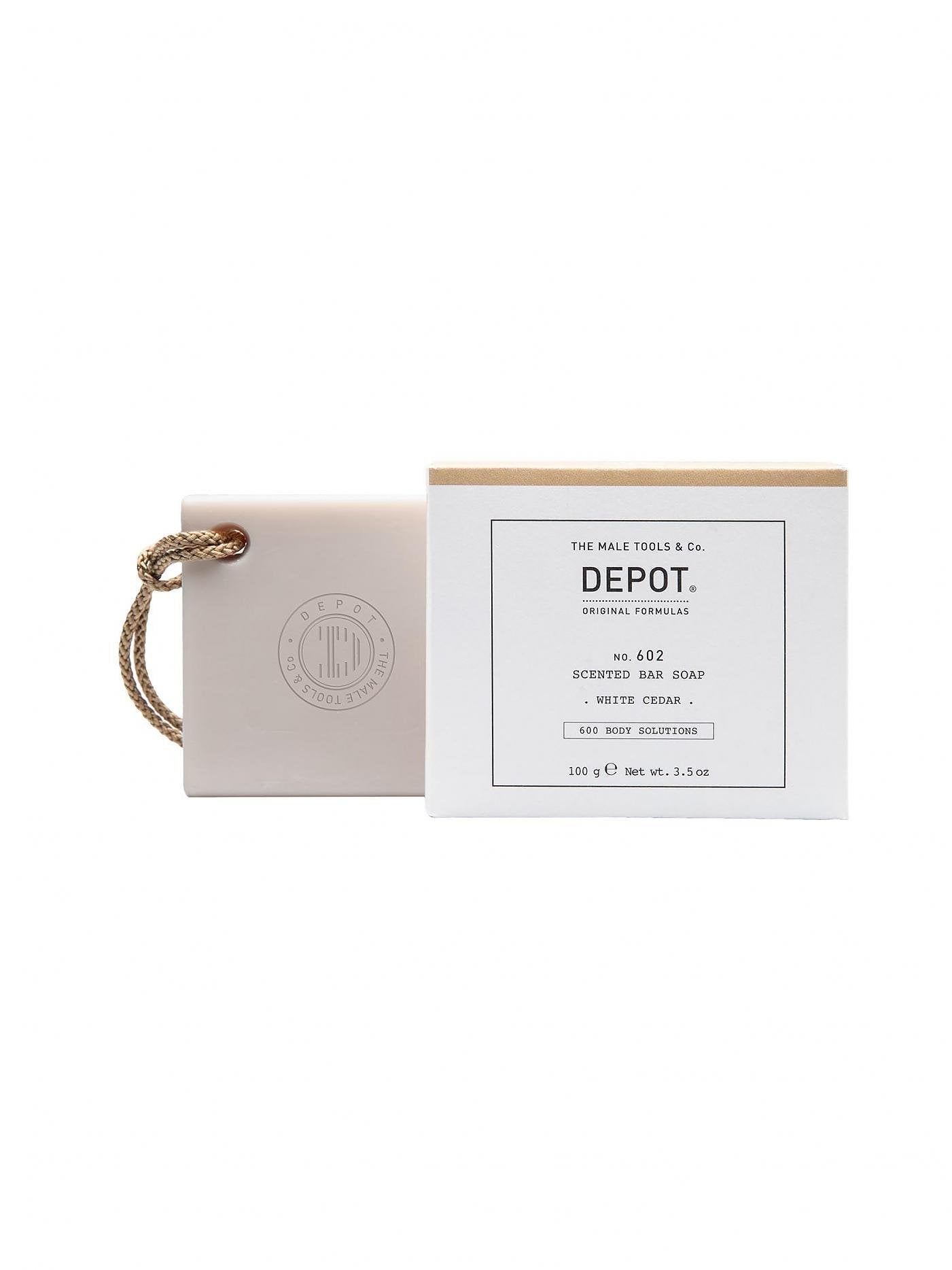 Depot, 600 Body Solutions No. 602, Complesso botanico, Pulizia, Cedro bianco, Saponetta profumata, 100 g - Cosmova