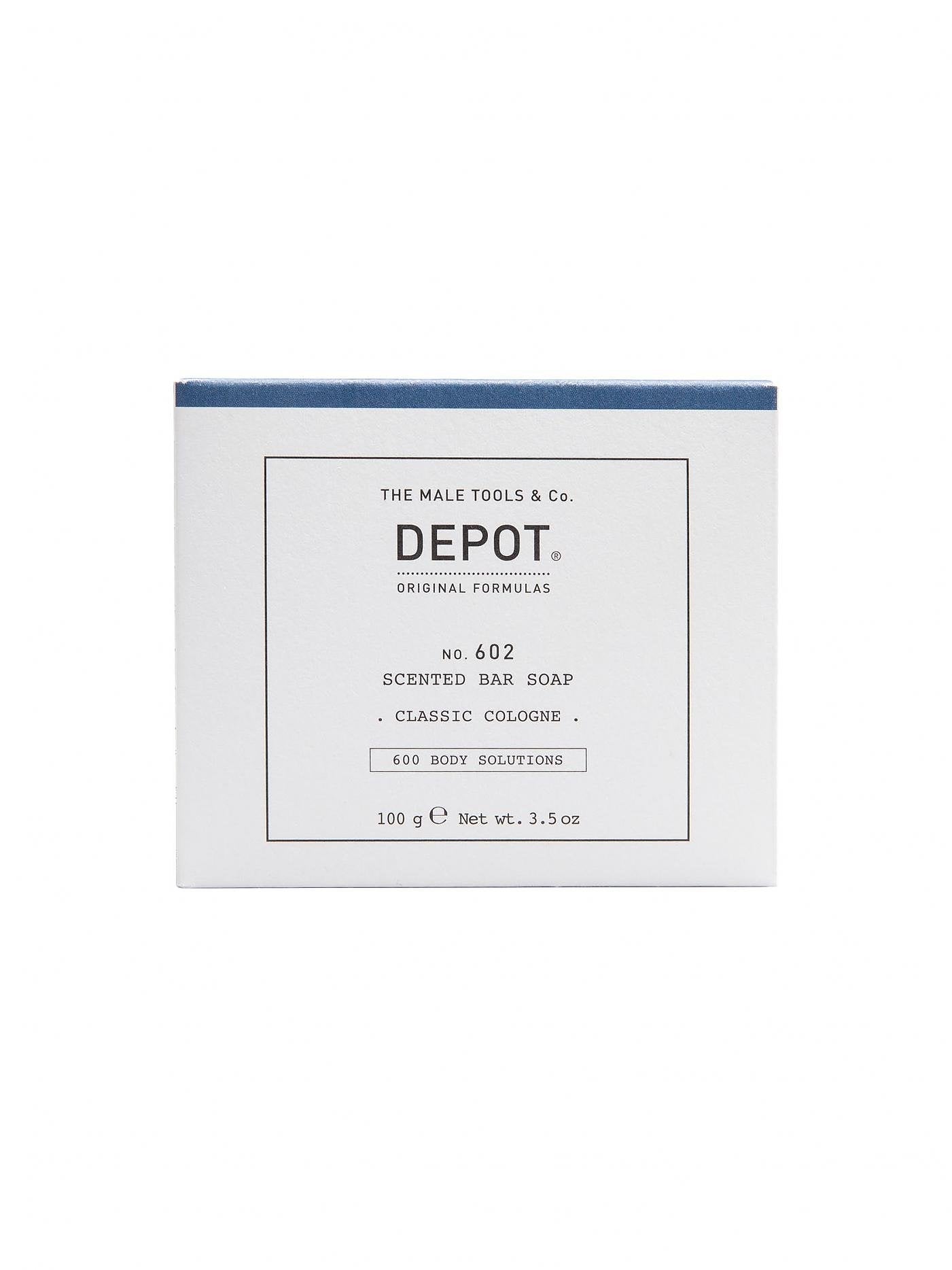 Depot, 600 Body Solutions No. 602, Complesso botanico, Pulizia, Colonia classica, Saponetta profumata, Note floreali, 100 g - Cosmova