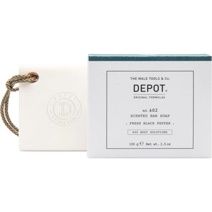Depot, 600 Body Solutions Nr. 602, Complesso botanico, Pulizia, Pepe nero fresco, Saponetta profumata, Note speziate, 100 g