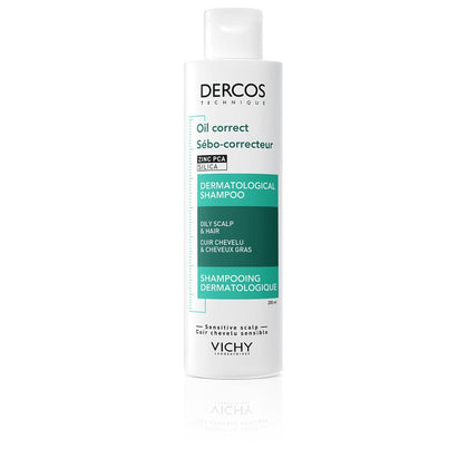 DERCOS shampoo sebo controllo capelli grassi 200 ml