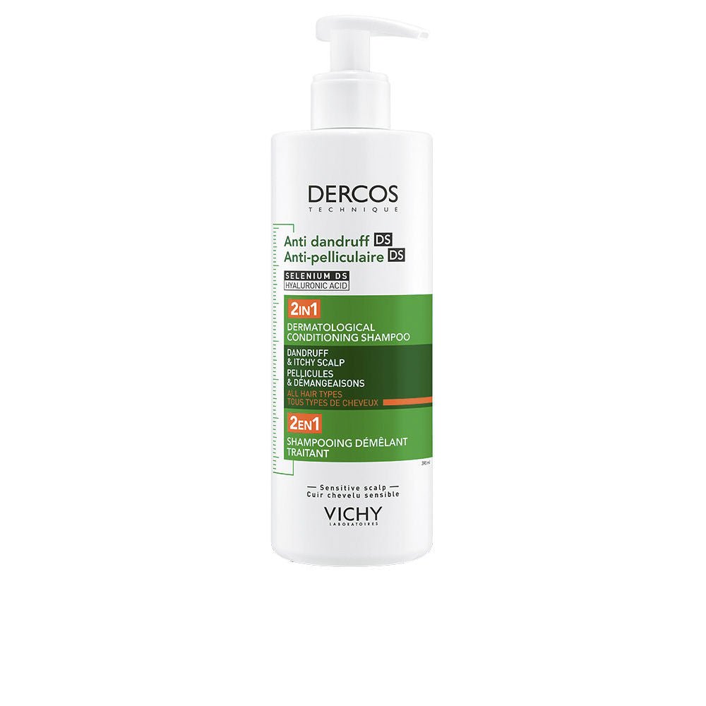 DERCOS TECHNIQUE Shampoing et après-shampooing antipelliculaire 2 en 1 400 ml-0