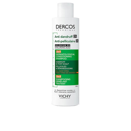 DERCOS TECHNIQUE champú acondicionador anticaspa 2 en 1 200 ml