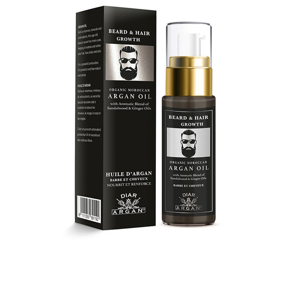 Diar Argan BART- UND HAARSTÄRKUNG Siero mit reinem Argan-Sandelholz und Ingwer 30 ml – stellen Sie sich vor 1