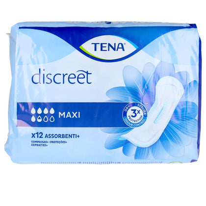 Serviettes d'incontinence maxi DISCREET 12 pièces