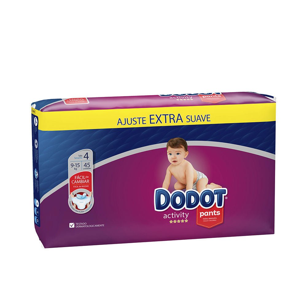 DODOT PANTS ACTIVITY taille 4 couche-culotte 9-15 kg 45 u-0