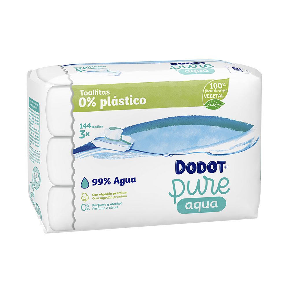 DODOT PURE TOTAL CARE lingettes humides 99% d'eau 144 u-0