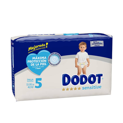 DODOT SENSITIVE taille 5 couches 11-16 kg 42 u