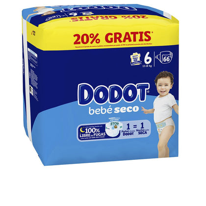 DODOT STAGES size 6 diapers 13-18 kg 66 units