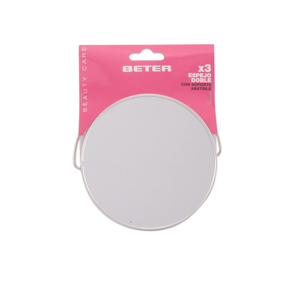 Double metal MIRROR x3 with folding support 12.2 cm 1 unit - Cosmova
