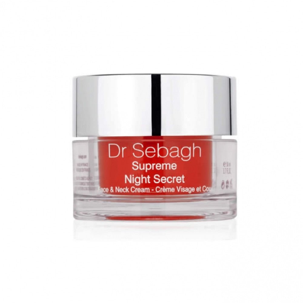 Dr Sebagh, Supreme Night Secret, Rafforzamento, Notte, Panna, Per viso e collo, 50 ml - Cosmova
