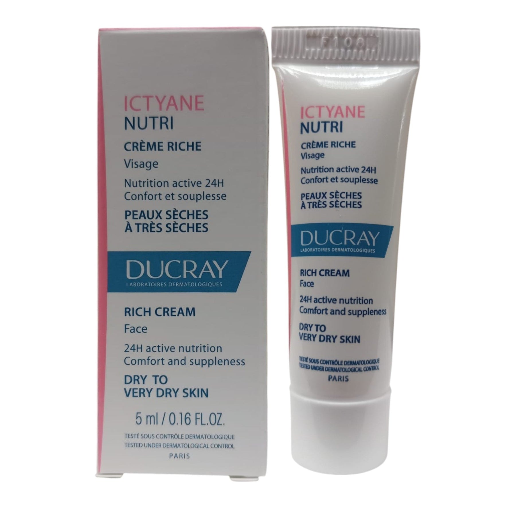 Ducray, Ictyane Nutri, Idratante, Scrub purificante, Per il viso, 5 ml *Campione - Cosmova