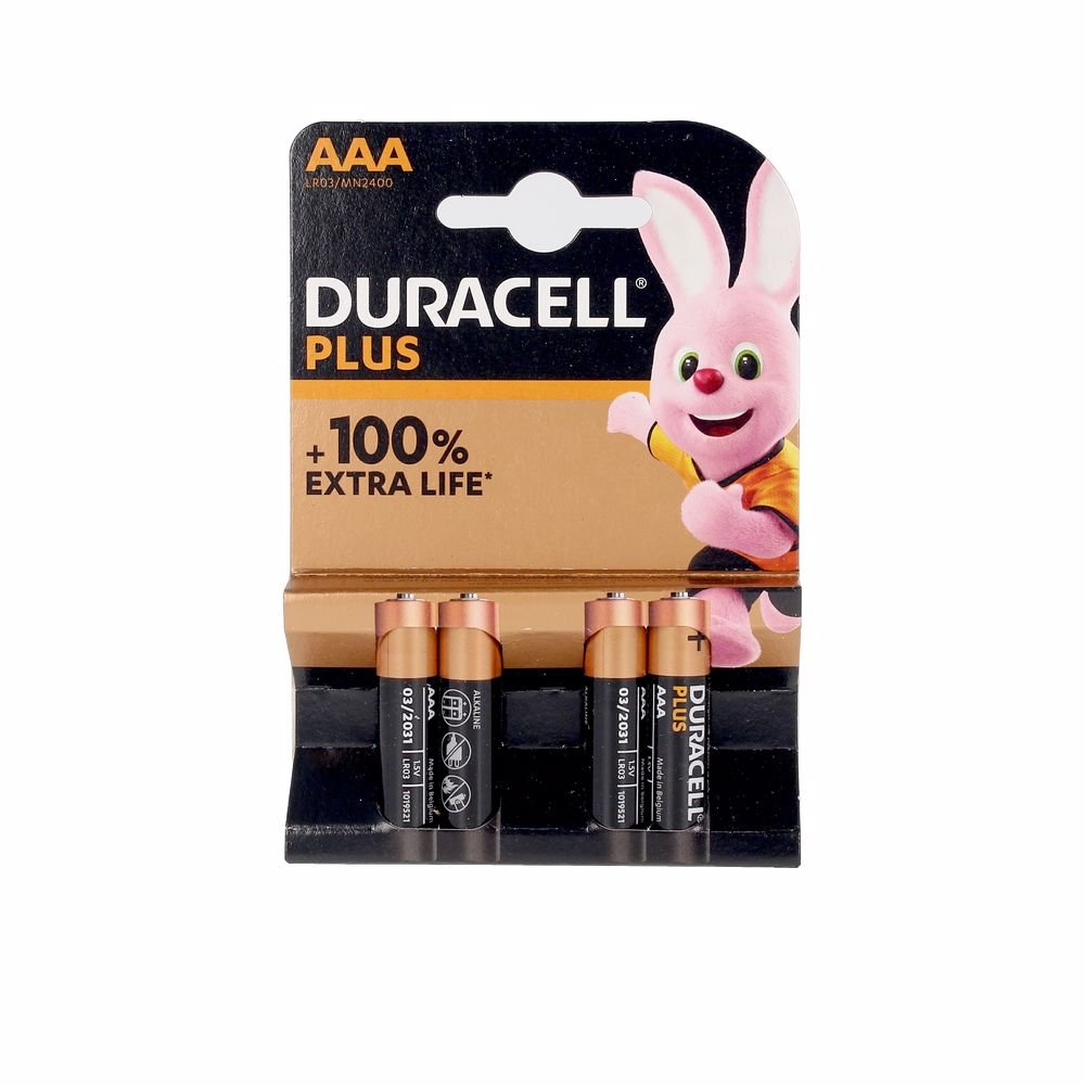 DURACELL PLUS POWER LR03 pilas pack x 4 u - Cosmova