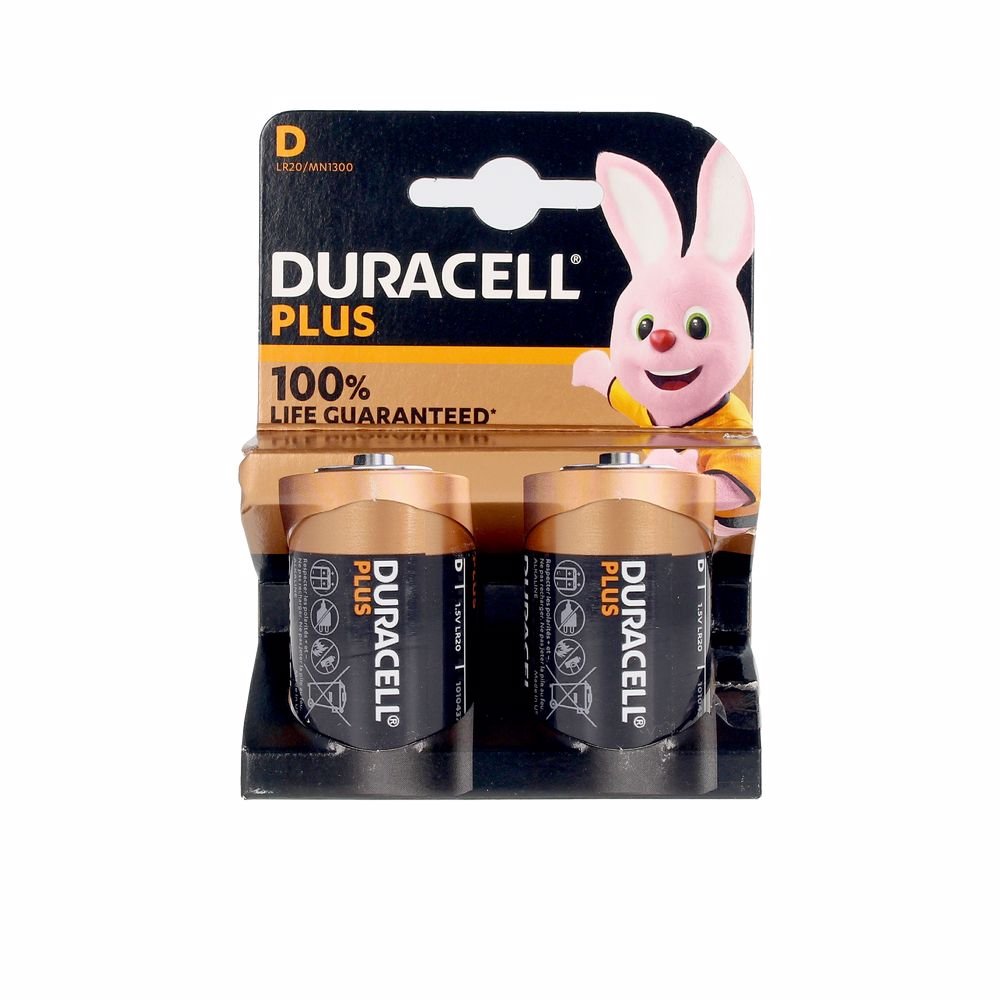DURACELL PLUS POWER LR20/MN1300 batteries pack x 2 u - Cosmova