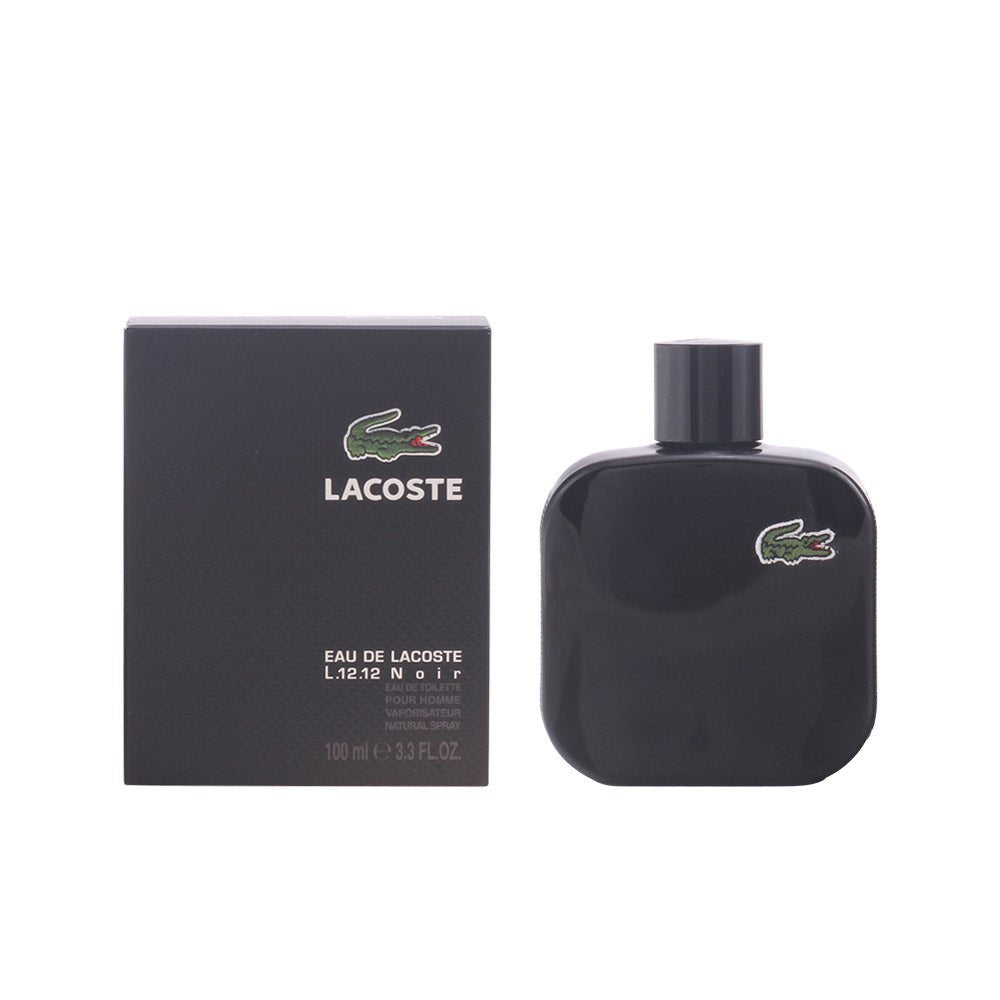 EAU DE LACOSTE L.12.12 NOIR POUR HOMME eau de toilette spray 100 ml - Cosmova