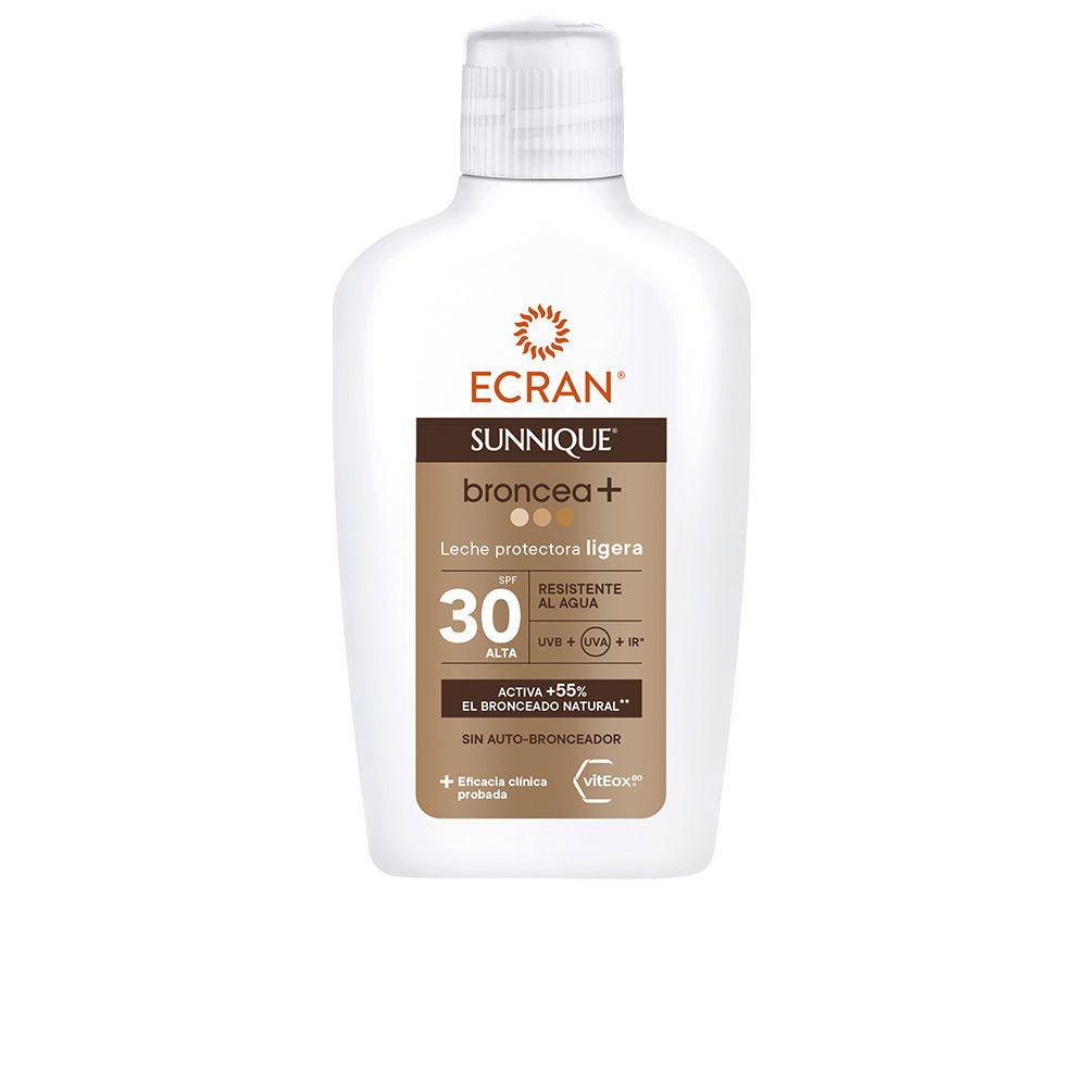 ECRAN SUNNIQUE BRONCEA+ protective milk SPF 30 200 ml - Cosmova