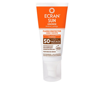 ECRAN SUNNIQUE fluido protector facial SPF50+ 50 ml