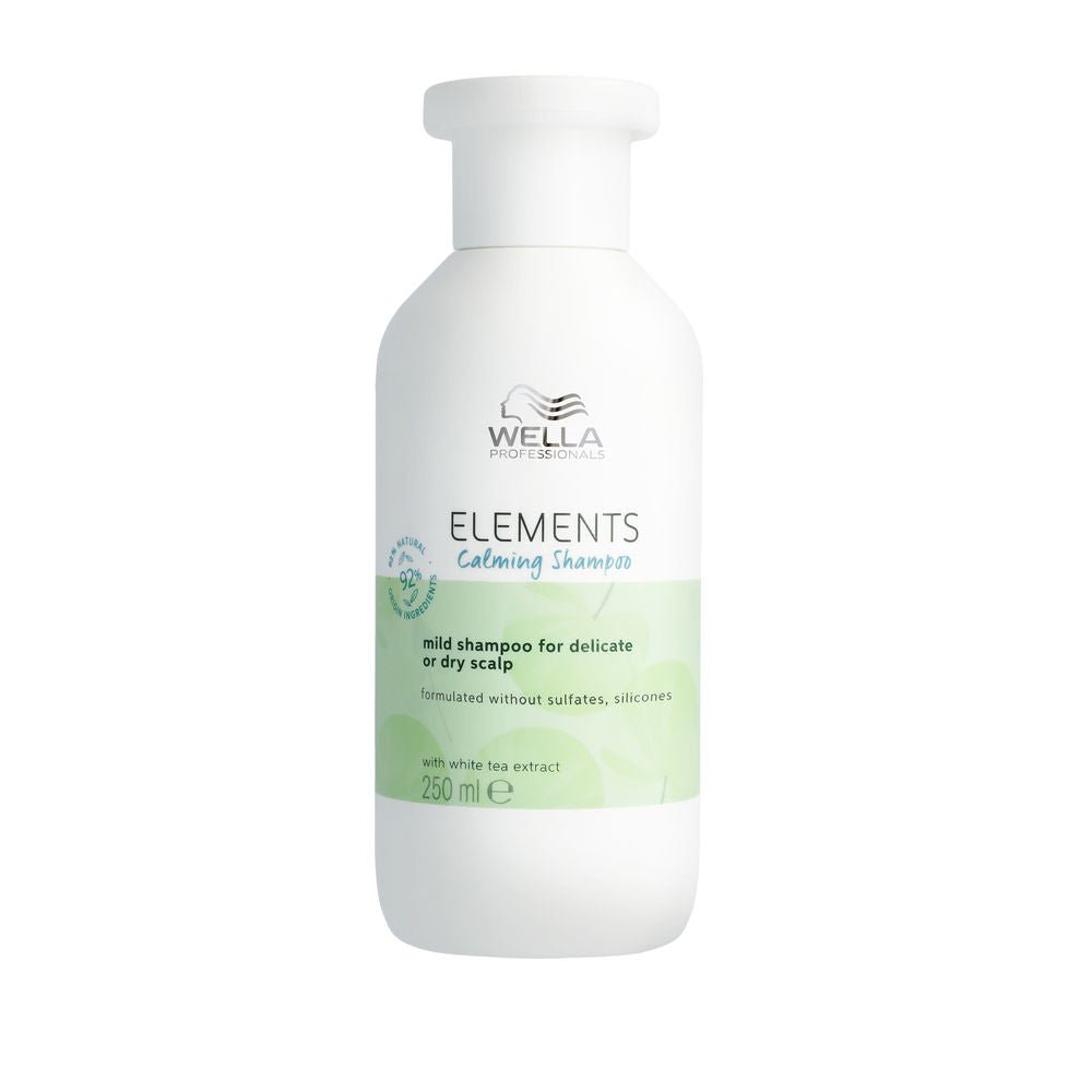 ELEMENTS Shampoing apaisant naturel pour cuir chevelu sec ou délicat 250 ml-0