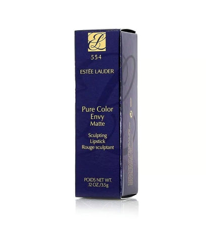 Estée Lauder, Pure Color Envy - Mat, Rossetto cremoso, 554, Segreto profondo, 3,5 g
