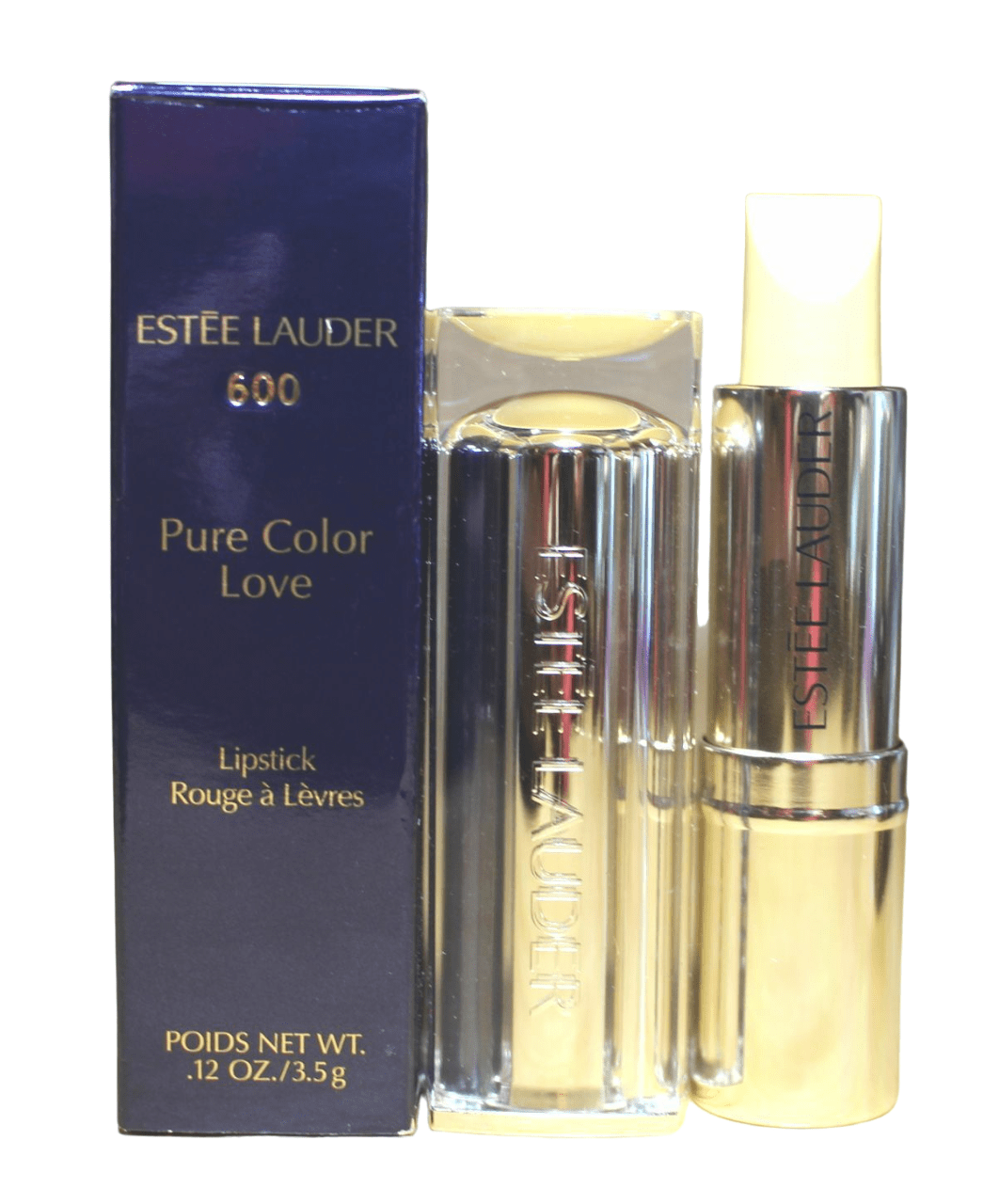 Estee Lauder, Pure Color Love, Oli naturali, Durevole, Rossetto cremoso, 600, Stella bionda, 3.5 g - Cosmova