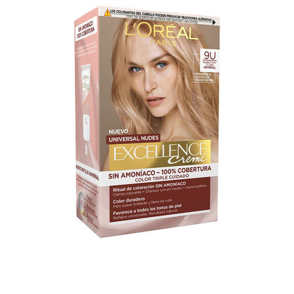 EXCELLENCE NUDES Farbstoff #9u-sehr hellblond 5 Stk