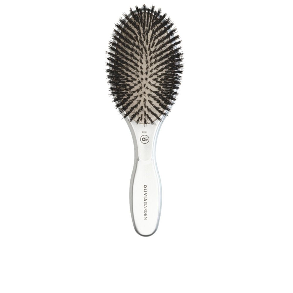 EXPERT CARE OVAL Setole di cinghiale e nylon Argento 1 u-0