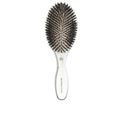 EXPERT CARE OVAL Setole di cinghiale e nylon Argento 1 u
