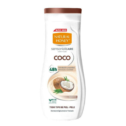 Loción Corporal Extra Nutritiva Miel Natural Cuidado Sensorial 330 ml Coco