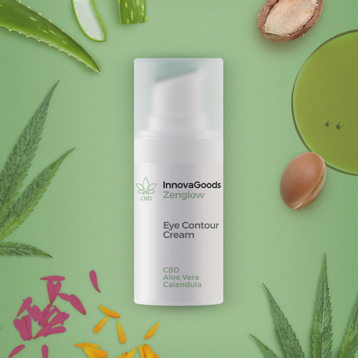 Contorno Occhi CBD Zenglow InnovaGoods 15 ml-4