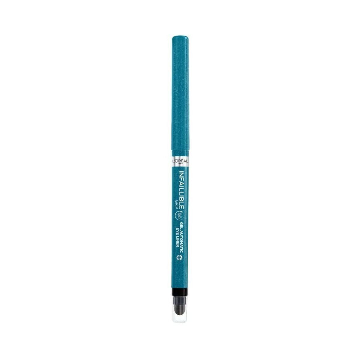 Crema de ochi L'Oreal Make Up Infaillible Grip Emerald Green 36 ore-0
