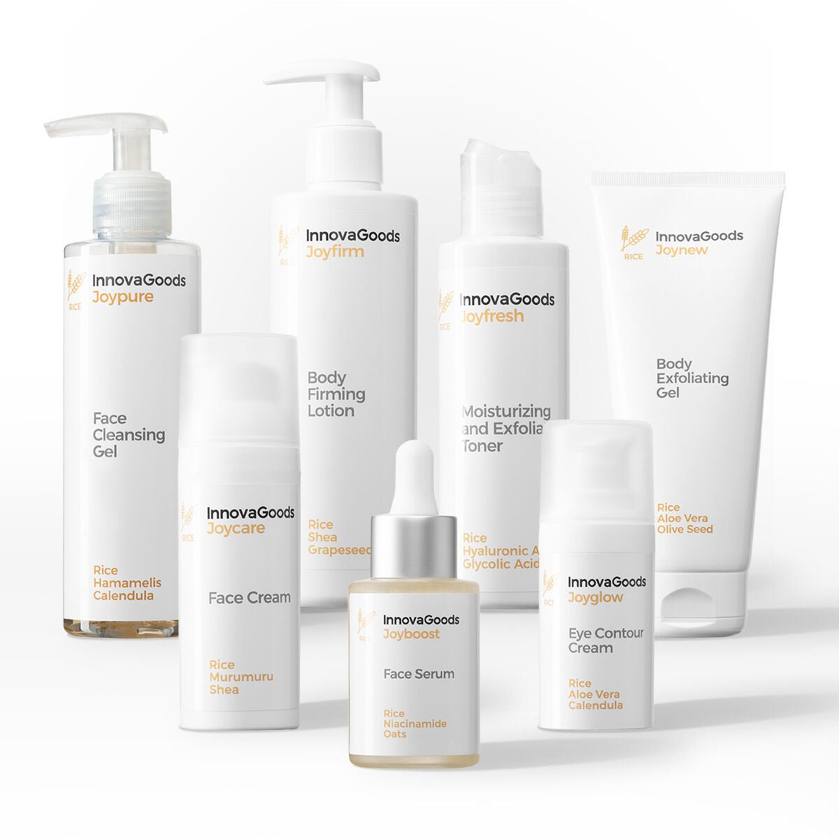 Pacchetto Routine Viso e Corpo Riso InnovaGoods-1
