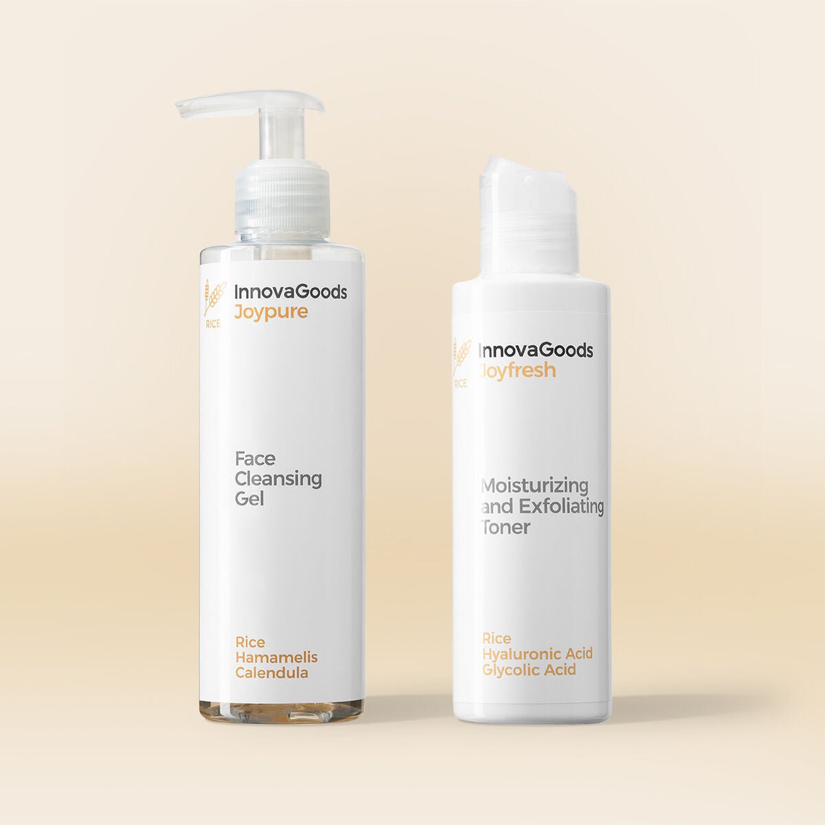 Pack Duo Nettoyant Visage Riz InnovaGoods-0