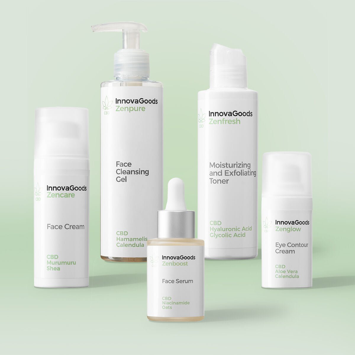 Gesichtsroutine-Paket CBD InnovaGoods-0