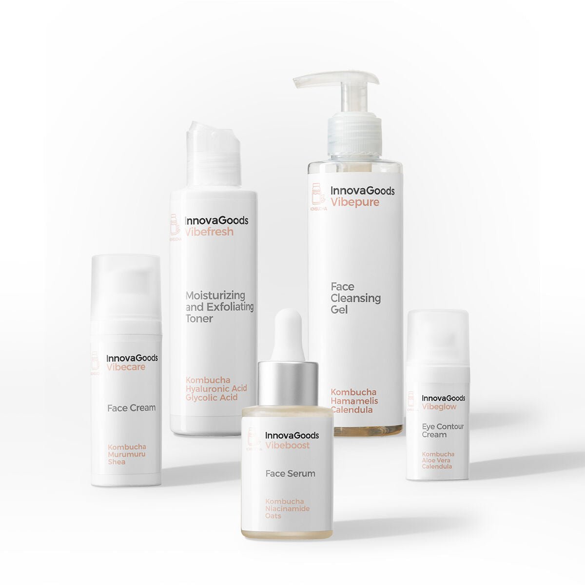 Face Routine Pack Kombucha InnovaGoods - Cosmova