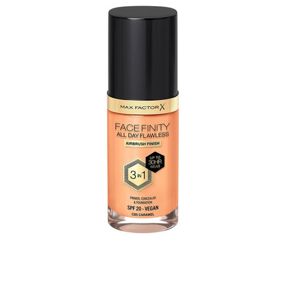 FACEFINITY 3IN1 primer, concealer &amp; foundation #85-caramel 30 ml