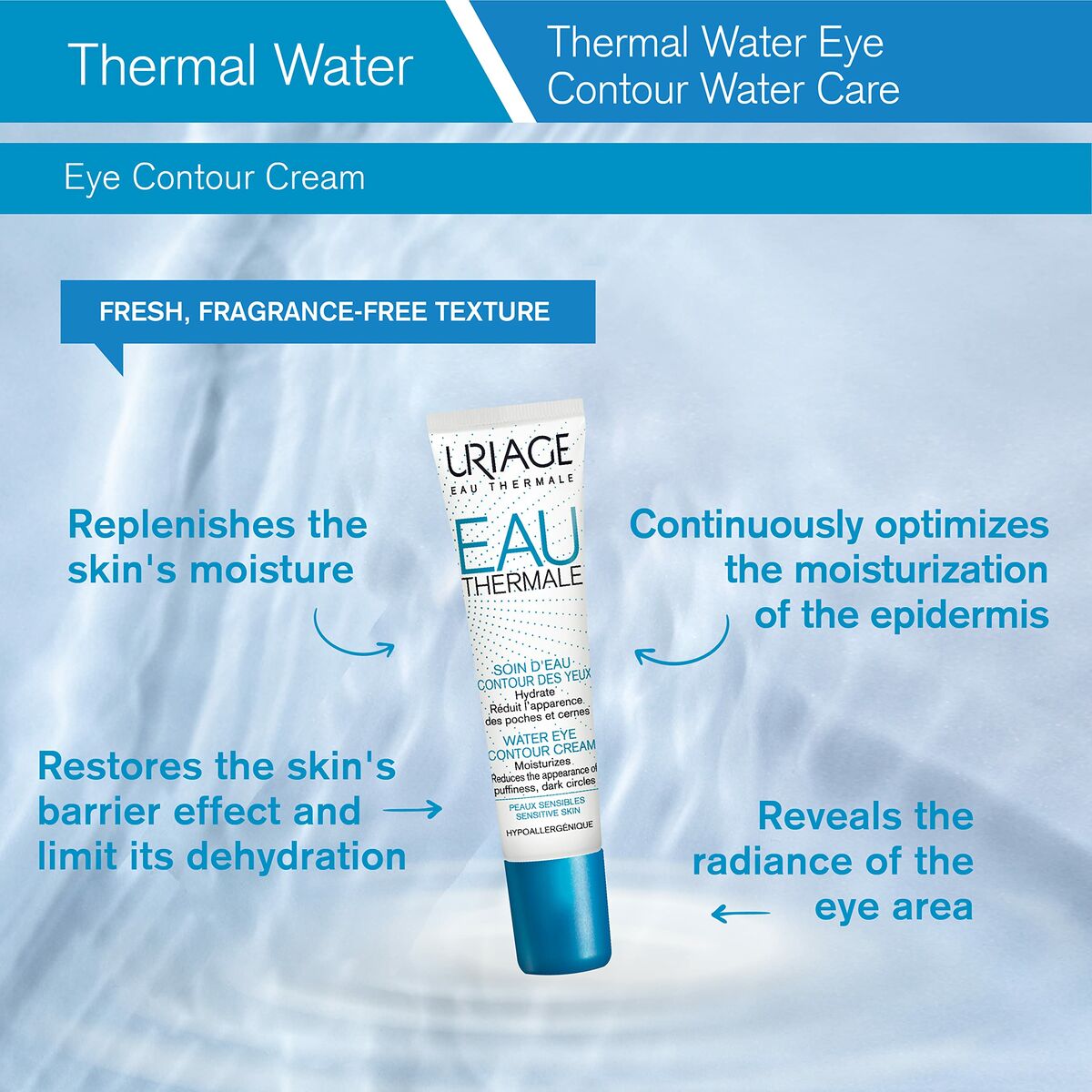 Gesichtscreme Uriage Eau Thermale 15 ml-1